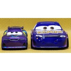 ONLY 1:55 diecast Disney Purple Blue Style Toy Pixar car - NO MINI CAR
